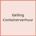 Gelling Containerverhuur